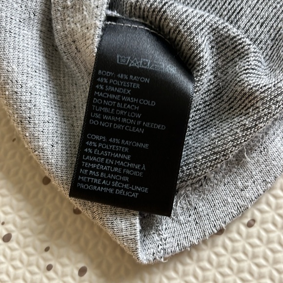 💘 OPEN BACK LOOSE GRAY TANK - Picture 3 of 5